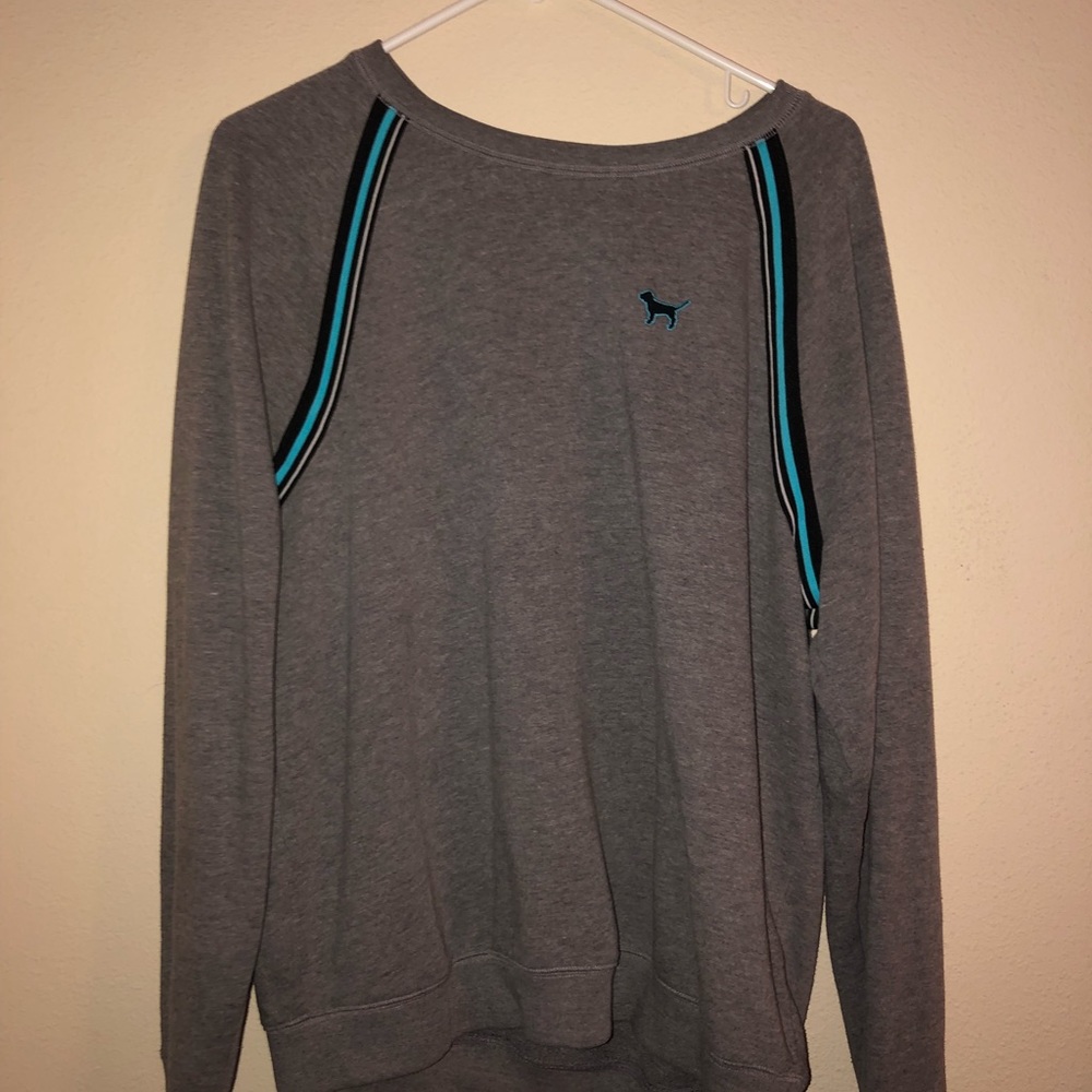 PINK grey Sweatshirt
